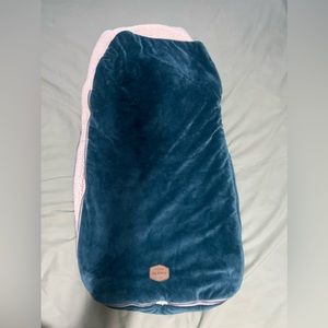 JJ Cole Bundle Me Winter Toddler Car Seat Cover and Bunting Bag — Original Teal